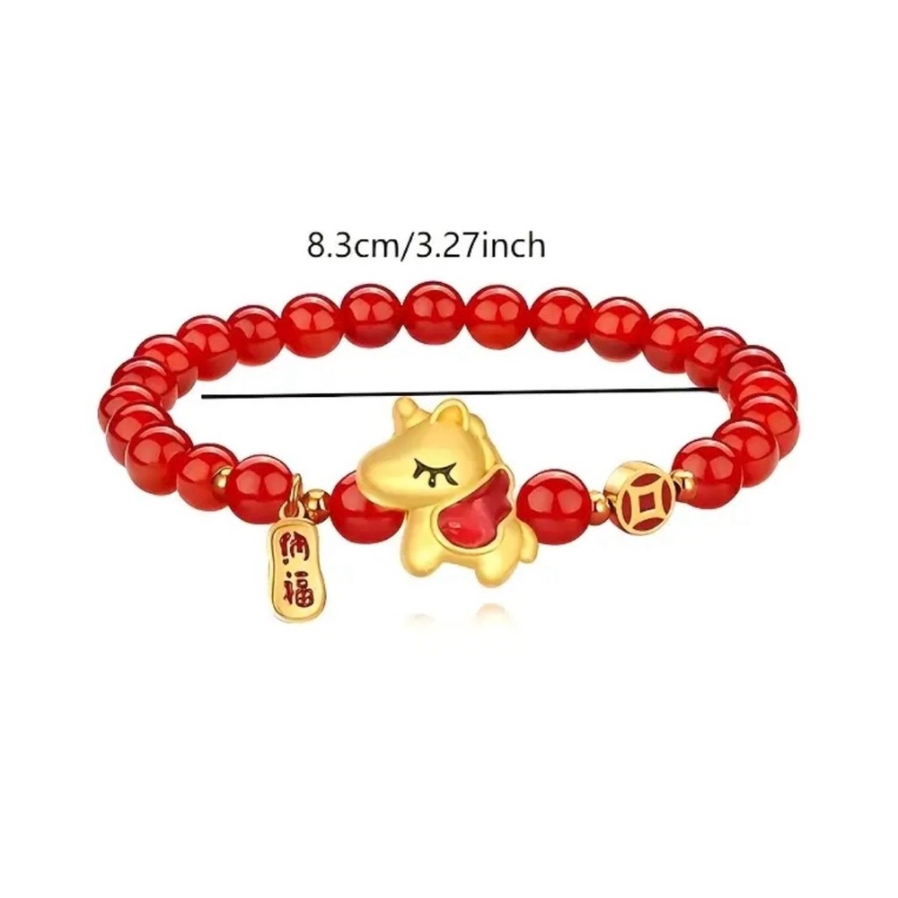 2026 Lunar New Year of the Horse Lucky bead bracelet - Picture 2 of 2